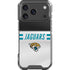 NFL Jacksonville Jaguars White Striped iPhone 18 Pro Clear Case