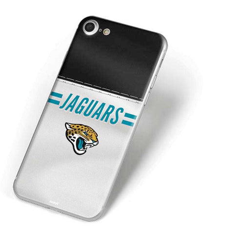 NFL Jacksonville Jaguars White Striped iPhone 8 Skin