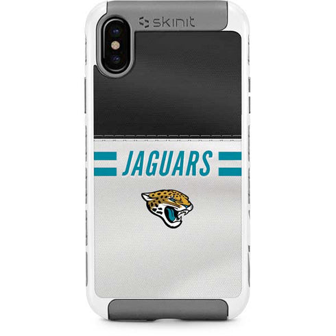NFL Jacksonville Jaguars White Striped iPhone Cases