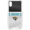 NFL Jacksonville Jaguars White Striped iPhone XS Clear Case