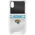 NFL Jacksonville Jaguars White Striped iPhone XS Clear Case