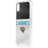 NFL Jacksonville Jaguars White Striped iPhone XS Clear Case