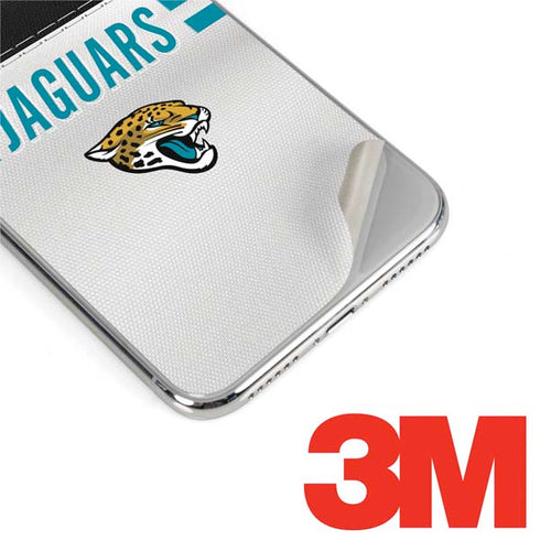 NFL Jacksonville Jaguars White Striped iPhone XS Max Skin