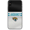NFL Jacksonville Jaguars White Striped iPhone XS Skin