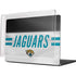 NFL Jacksonville Jaguars White Striped MacBook Pro 14in (2021-24) Case plus Skin