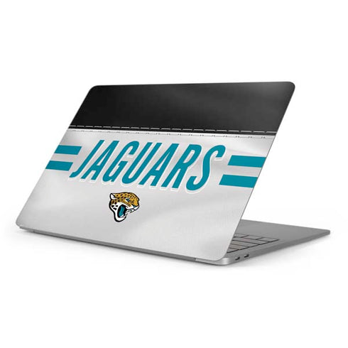 NFL Jacksonville Jaguars White Striped Apple MacBook Pro 16-inch Skin