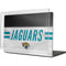 NFL Jacksonville Jaguars White Striped MacBook Cases
