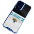 NFL Jacksonville Jaguars White Striped Moto G Play 4G (2024) Clear Case