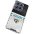 NFL Jacksonville Jaguars White Striped Moto G Play 5G (2025) Clear Case