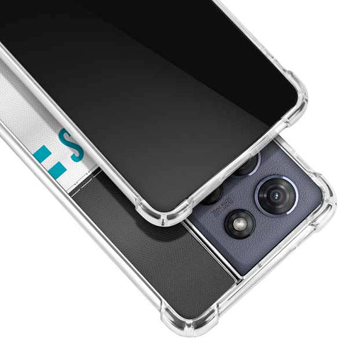 NFL Jacksonville Jaguars White Striped Moto G Play 5G (2025) Clear Case