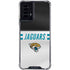 NFL Jacksonville Jaguars White Striped Moto G Power 5G (2024) Clear Case