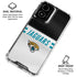 NFL Jacksonville Jaguars White Striped Moto G Power 5G (2024) Clear Case