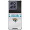 NFL Jacksonville Jaguars White Striped Moto G Power 5G (2025) Clear Case