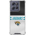 NFL Jacksonville Jaguars White Striped Moto G Power 5G (2025) Clear Case