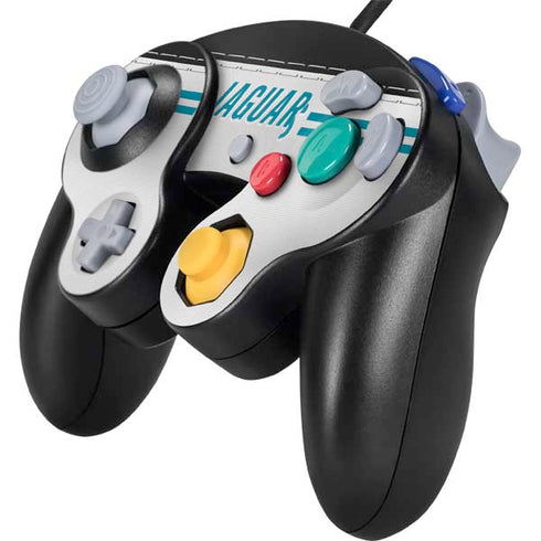 NFL Jacksonville Jaguars White Striped Nintendo GameCube Controller Skin