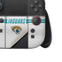 NFL Jacksonville Jaguars White Striped Nintendo Switch 2 (2025) Joy-Con Controller Skin