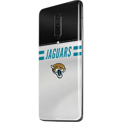 NFL Jacksonville Jaguars White Striped OnePlus 7 Pro Skin