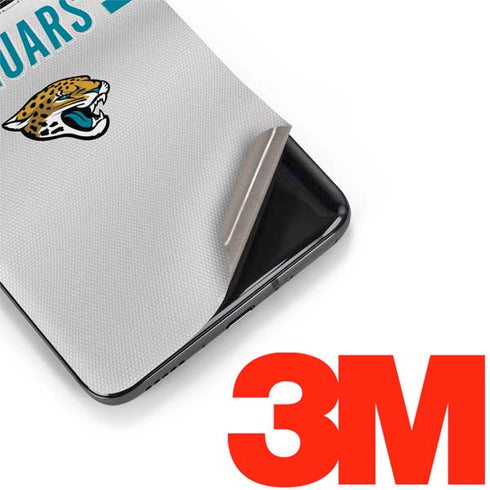 NFL Jacksonville Jaguars White Striped OnePlus 7 Pro Skin