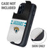 NFL Jacksonville Jaguars White Striped Otterbox Defender iPhone Skin