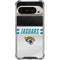 NFL Jacksonville Jaguars White Striped Pixel 9/9 Pro Clear Case