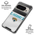 NFL Jacksonville Jaguars White Striped Pixel 9/9 Pro Clear Case