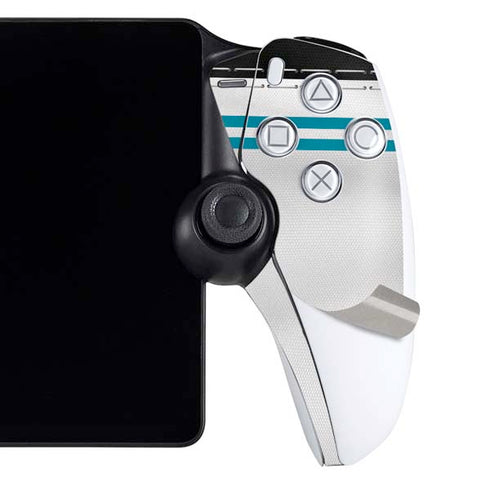 NFL Jacksonville Jaguars White Striped PlayStation Portal Remote Player Skin