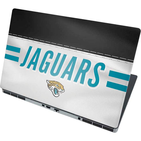 NFL Jacksonville Jaguars White Striped Dell Precision Skin