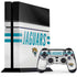 NFL Jacksonville Jaguars White Striped PS4 Console and Controller Bundle Skin