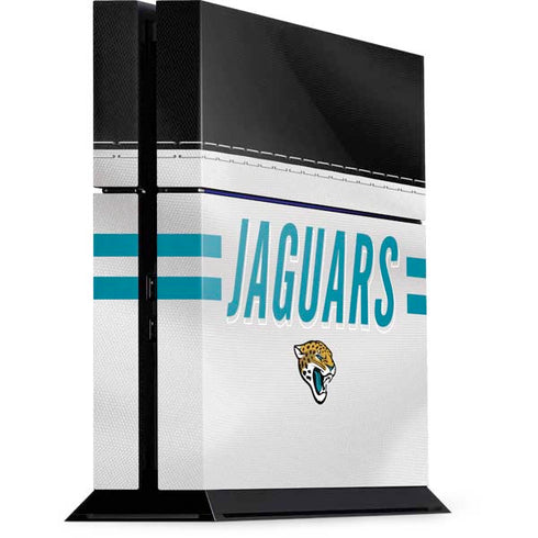 NFL Jacksonville Jaguars White Striped PlayStation PS4 Skins