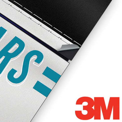 NFL Jacksonville Jaguars White Striped PS4 Console Skin