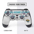 NFL Jacksonville Jaguars White Striped PS4 Controller Skin