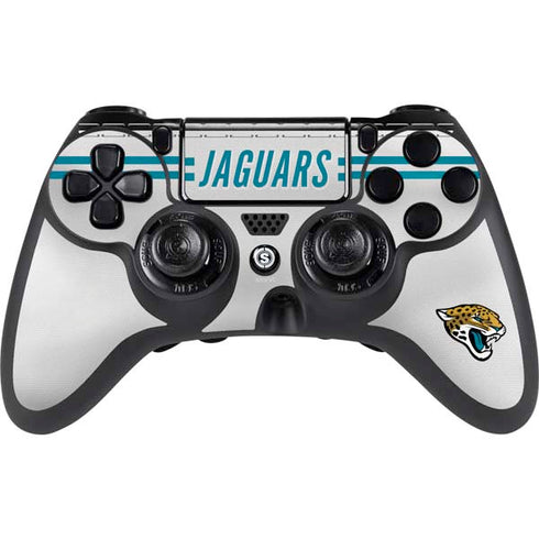 NFL Jacksonville Jaguars White Striped PlayStation PS4 Skins