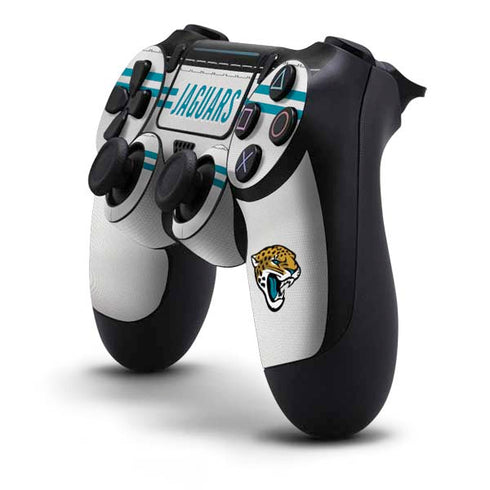 NFL Jacksonville Jaguars White Striped PS4 Pro/Slim Controller Skin