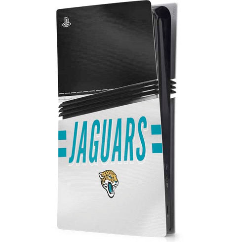 NFL Jacksonville Jaguars White Striped PlayStation PS5 Skins