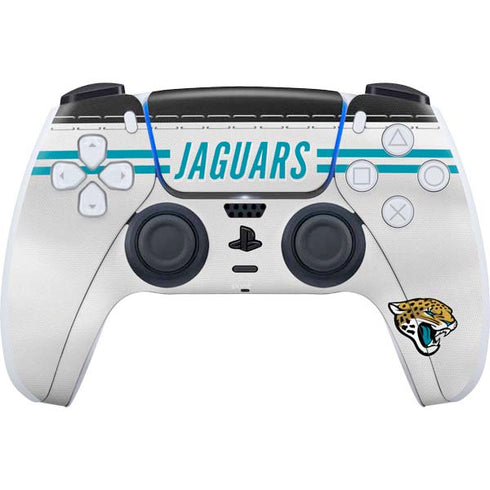 NFL Jacksonville Jaguars White Striped PlayStation PS5 Skins