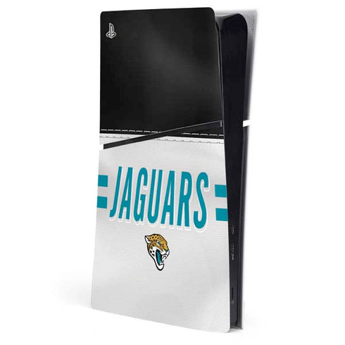 NFL Jacksonville Jaguars White Striped PlayStation PS5 Skins