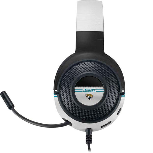 NFL Jacksonville Jaguars White Striped Razer Kraken X Skin