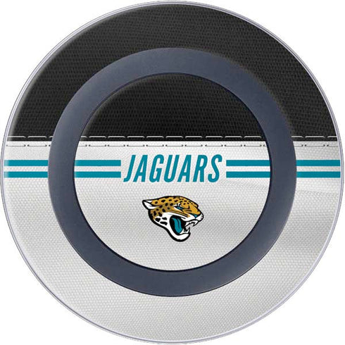NFL Jacksonville Jaguars White Striped Wireless Charger Skin