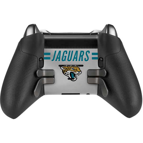 NFL Jacksonville Jaguars White Striped Xbox Elite Wireless Controller Series 2 Skin