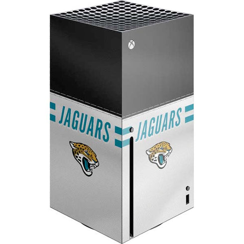 NFL Jacksonville Jaguars White Striped Xbox Series X Skins