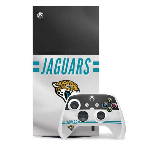 NFL Jacksonville Jaguars White Striped Xbox Series X Skins