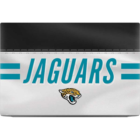 NFL Jacksonville Jaguars White Striped Dell XPS Skin