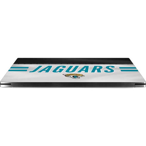 NFL Jacksonville Jaguars White Striped Dell XPS Skin
