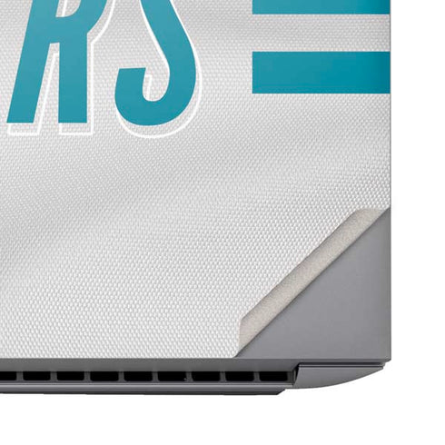 NFL Jacksonville Jaguars White Striped HP ZBook Fury 16 G10 Skin