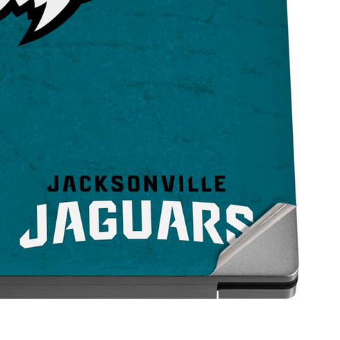 NFL Jacksonville Jaguars Teal Distressed Dell XPS Skin
