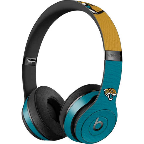 NFL Jacksonville Jaguars Zone Block Beats Solo 3 Wireless Skin