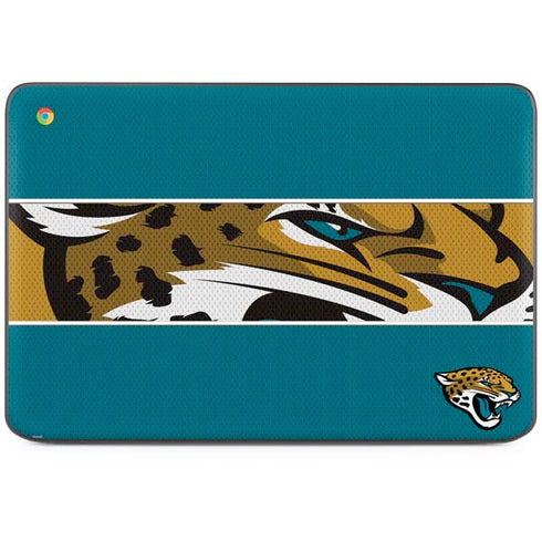 NFL Jacksonville Jaguars Zone Block HP Chromebook Skin