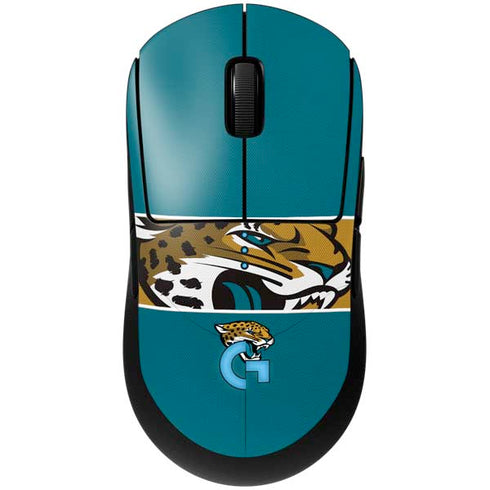 NFL Jacksonville Jaguars Zone Block G Pro Wireless Gaming Mouse Skin