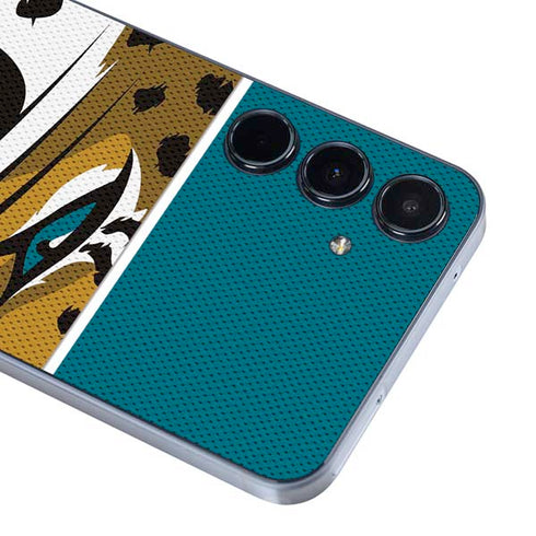 NFL Jacksonville Jaguars Zone Block Galaxy A35 5G Skin