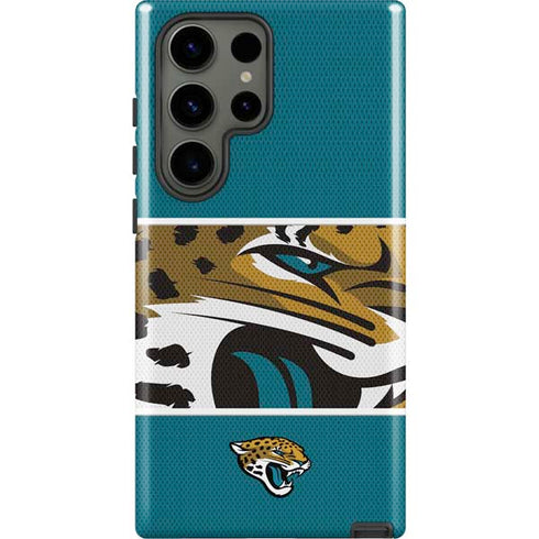 NFL Jacksonville Jaguars Zone Block Galaxy S23 Ultra Pro Case